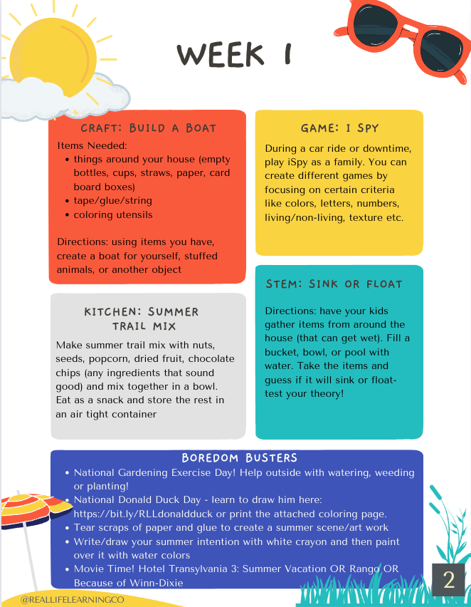 Best Summer Ever Guide - PRINTED