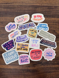 Affirmation Stickers - 18 count