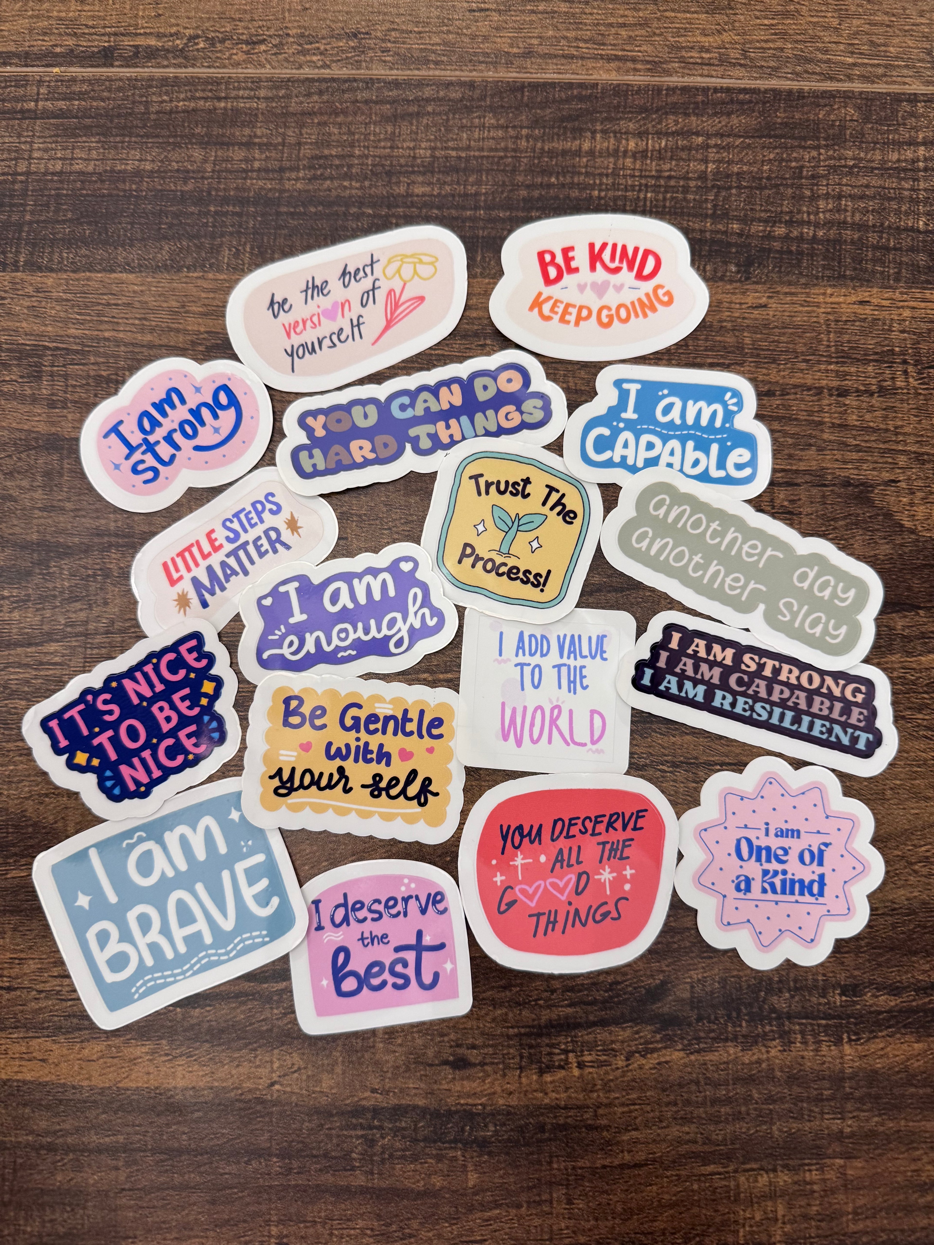 Affirmation Stickers - 18 count