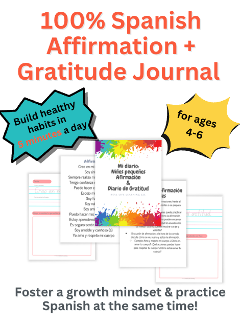SPANISH My Daily Journal for Little Kids